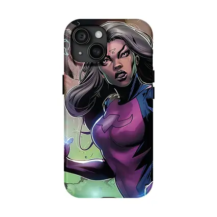 Female Superhero Comic Art Action Scene