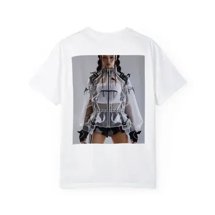 Futuristic Transparent Puma Jacket Fashion Editorial