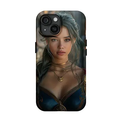 Fantasy Warrior Woman Dark Medieval Setting