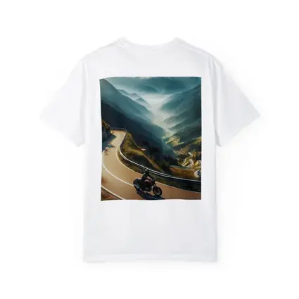 Cruiser Motorcycle Winding Alpine Mountain Road