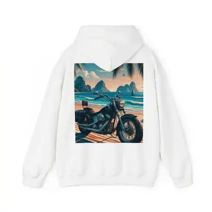 Harley Davidson Cruiser Motorcycle Tropical Beach