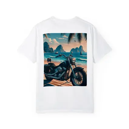 Harley Davidson Cruiser Motorcycle Tropical Beach