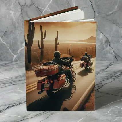 Harley Davidson Touring Bikes Desert Sunset Ride