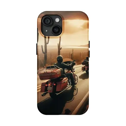 Harley Davidson Touring Bikes Desert Sunset Ride