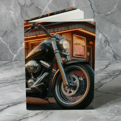 Harley Davidson Cruiser Motorcycle Neon Diner