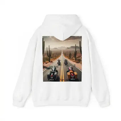 Cruiser Motorcycles Riding Desert Highway Cacti
