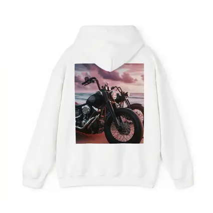 Harley Davidson Bobber Motorcycle Beach Sunset