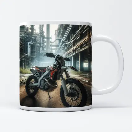 Dirt Bike Motocross Industrial Abandoned Factory