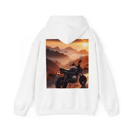Cafe Racer Motorcycle Mountain Sunset Landscape