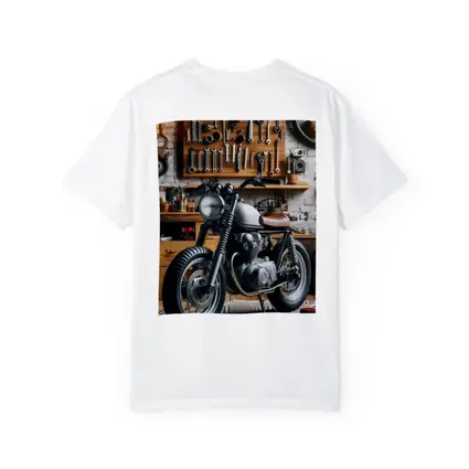 Cafe Racer Motorcycle Vintage Garage Workshop