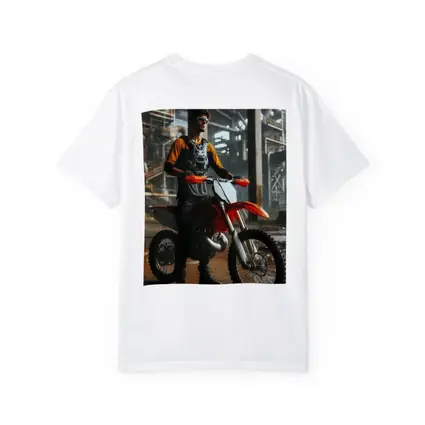 Motocross Rider Dirt Bike Industrial Background