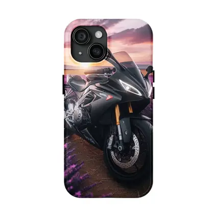 Aprilia Sport Bike Lavender Field Sunset