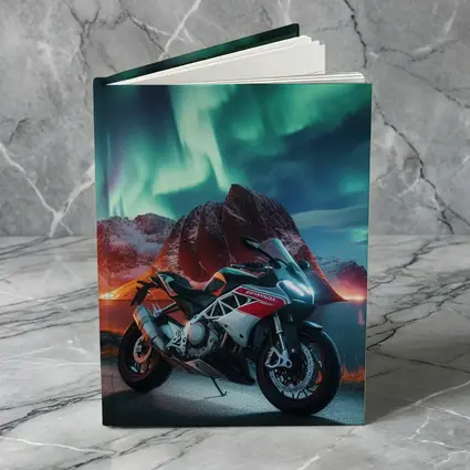 Aprilia Sport Bike Northern Lights Night