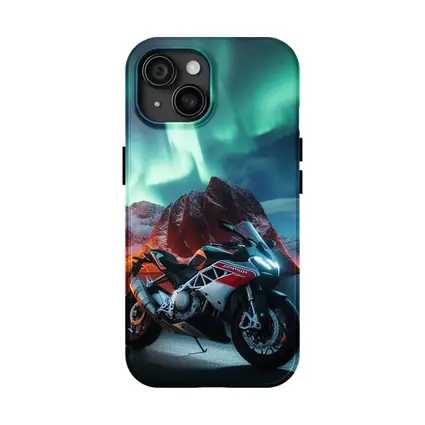 Aprilia Sport Bike Northern Lights Night