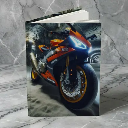 Aprilia Sport Bike Inside Cave Tunnel