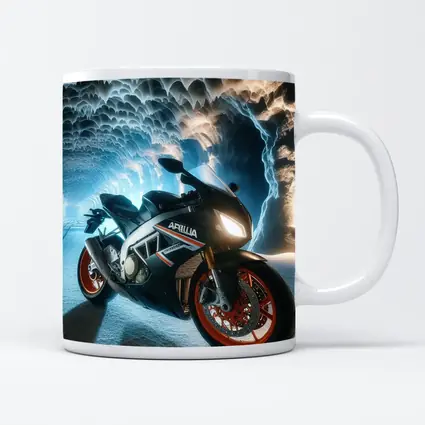 Aprilia Superbike Inside Icy Cave Tunnel