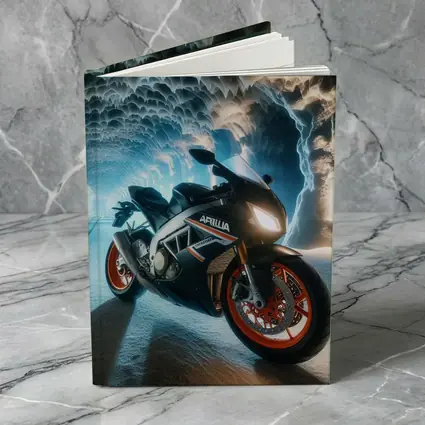 Aprilia Superbike Inside Icy Cave Tunnel