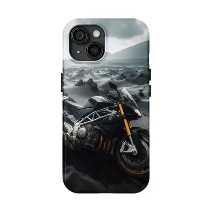 Aprilia Streetfighter Motorcycle Volcanic Desert Landscape