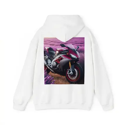 Aprilia Sport Bike Lavender Field Background