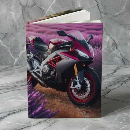 Aprilia Sport Bike Lavender Field Background