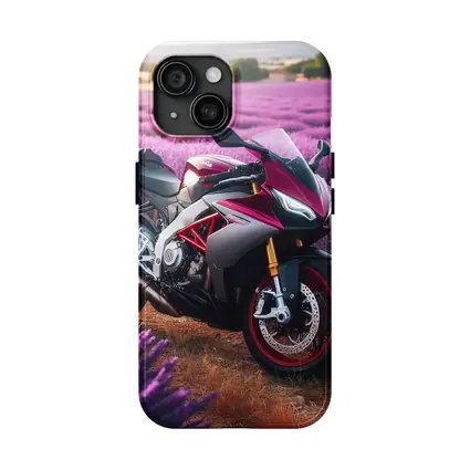 Aprilia Sport Bike Lavender Field Background