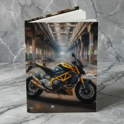 Aprilia Naked Bike Abandoned Industrial Warehouse