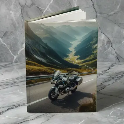 BMW Touring Motorcycle Alpine Mountain Road