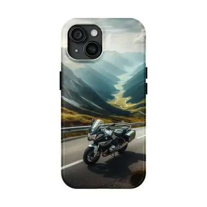 BMW Touring Motorcycle Alpine Mountain Road