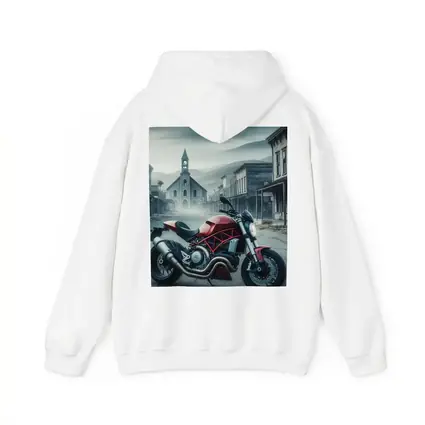 Ducati Monster Red Bike Ghost Town Street