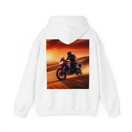 Honda Adventure Motorcycle Desert Sunset Ride