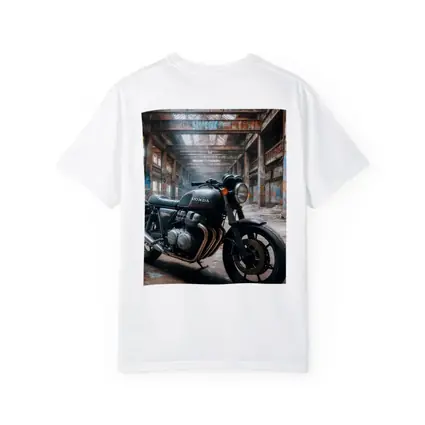 Honda Cafe Racer Motorcycle Abandoned Industrial Warehouse