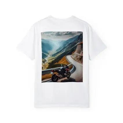Sport Bike on Mountain Alpine Road