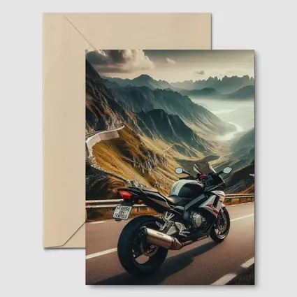 Sport Bike Superbike Mountain Road Scenic View