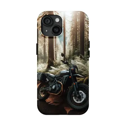 Adventure Dual Sport Bike Forest Trail
