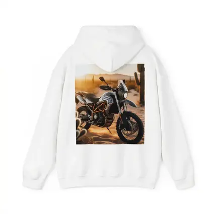 Husqvarna Adventure Dual Sport Bike Desert Sunset