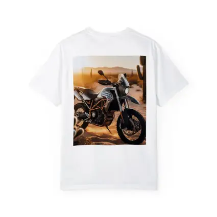 Husqvarna Adventure Dual Sport Bike Desert Sunset