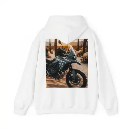 Husqvarna Adventure Motorcycle Desert Sunset Scene