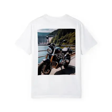 Husqvarna Naked Bike Parked By Dam
