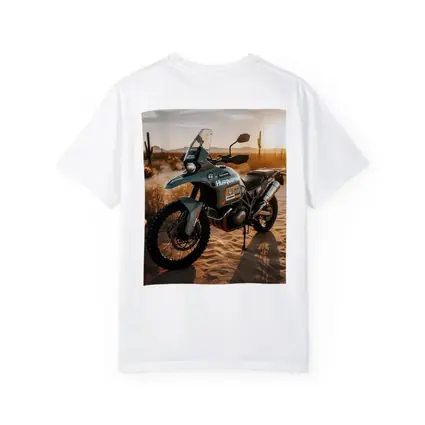 Husqvarna Adventure Dual Sport Bike Desert Sunset