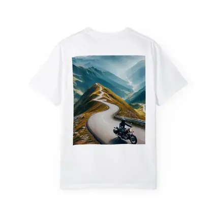 Cruiser Motorcycle Winding Mountain Road