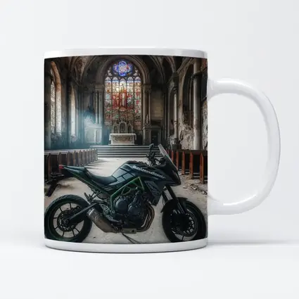 Kawasaki Naked Bike Abandoned Church Interior