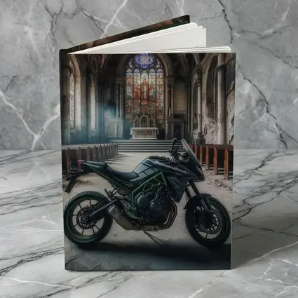 Kawasaki Naked Bike Abandoned Church Interior