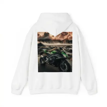 Kawasaki Sport Bike Volcanic Desert Landscape