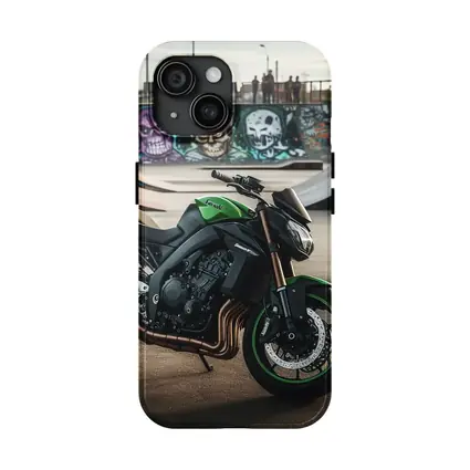 Kawasaki Naked Bike at Graffiti Skatepark