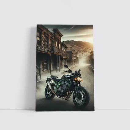 Kawasaki Z900 Naked Bike Wild West Town