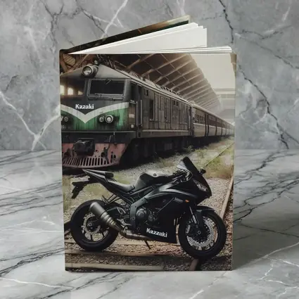 Kawasaki Sport Bike Abandoned Train Station