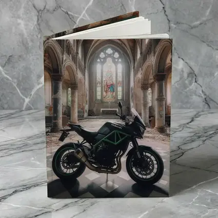 Kawasaki Naked Bike Abandoned Church Interior
