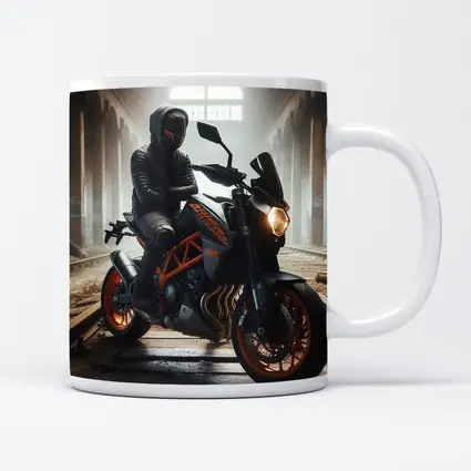 KTM Duke Rider Abandoned Industrial Building