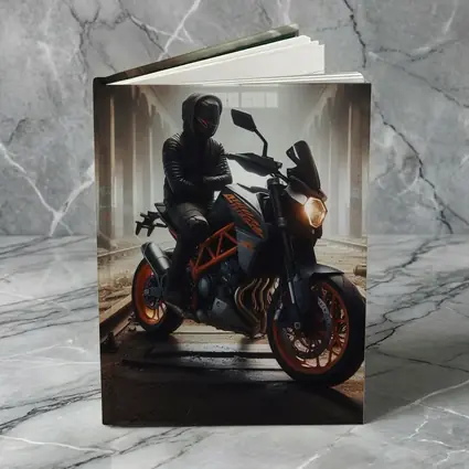 KTM Duke Rider Abandoned Industrial Building
