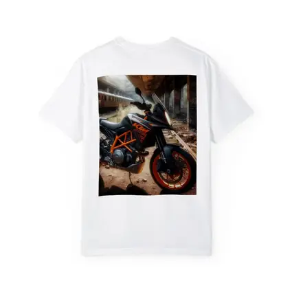 KTM Duke Motorcycle Abandoned Urban Setting